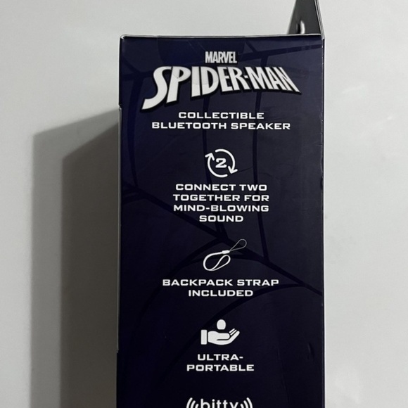 Marvel Spider-Man Bitty Boomers Mini Bluetooth Speaker - NEW !!! - Picture 5 of 9